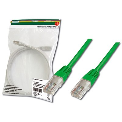 Latiguillo Cat6 UTP 1mts VERDE Cu