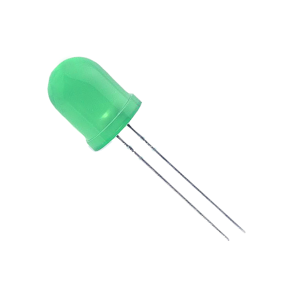 Led 10mm Verde 568nm 60mcd