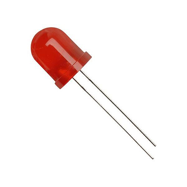 Led 10mm Rojo 625nm 150mcd