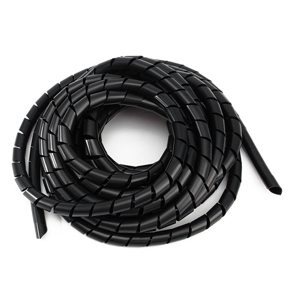 Funda Espiral 10mmØ color Negro KS-10 (envase 10mts)