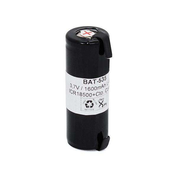 IRC18500 Li-ion Pila Recargable con terminales c/circuito control