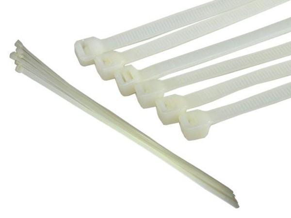 Brida 100x2,5mm Blanca 100uds.