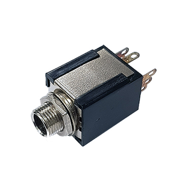 Jack 6,3mm St Hembra Chasis Doble Conm.