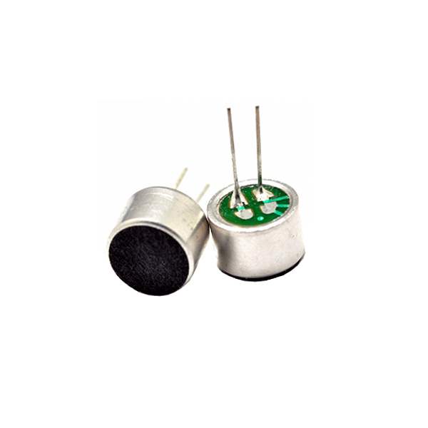 Captador micrófono Electret 2P PCB 9,8X7MM