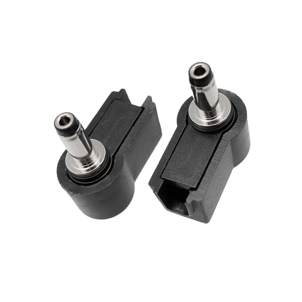 Conector Alimentacion 5,5X2,5mm Acodado L 14mm