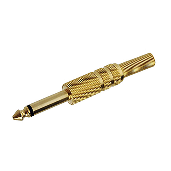 Jack 6,3mm Mo Macho Dorado