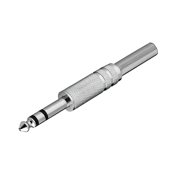 Jack 6,3mm St Macho Metalico Niquelado
