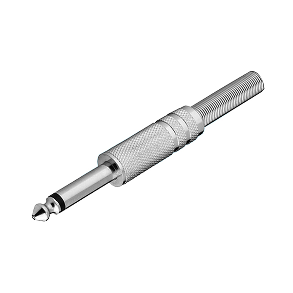Jack 6,3mm Mo Macho Metalico Niquelado