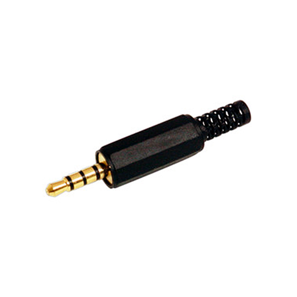 Jack 3,5mm Macho 4 Contactos Plastico