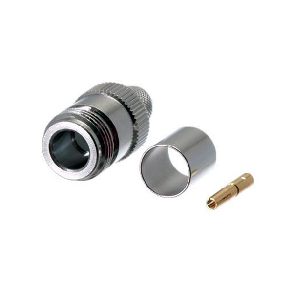 Conector N Hembra LMR400 Crimpar