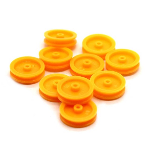 Polea de plástico para eje 2mm