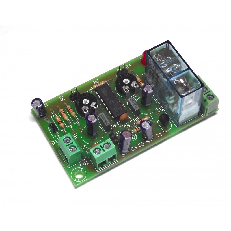 TEMPORIZADOR RETARDADOR 1S-3M 12VDC I-33