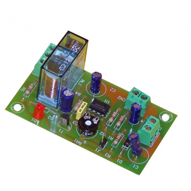 TEMPORIZADOR REDISPARABLE 1S-3M 12VDC