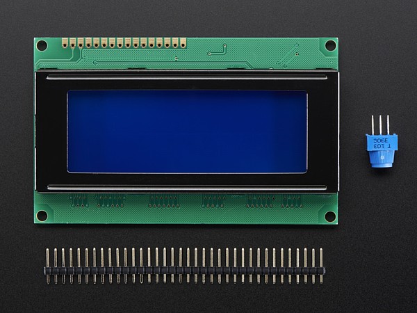 Display Lcd Alfanumerico 20X4 Blanco/Azul