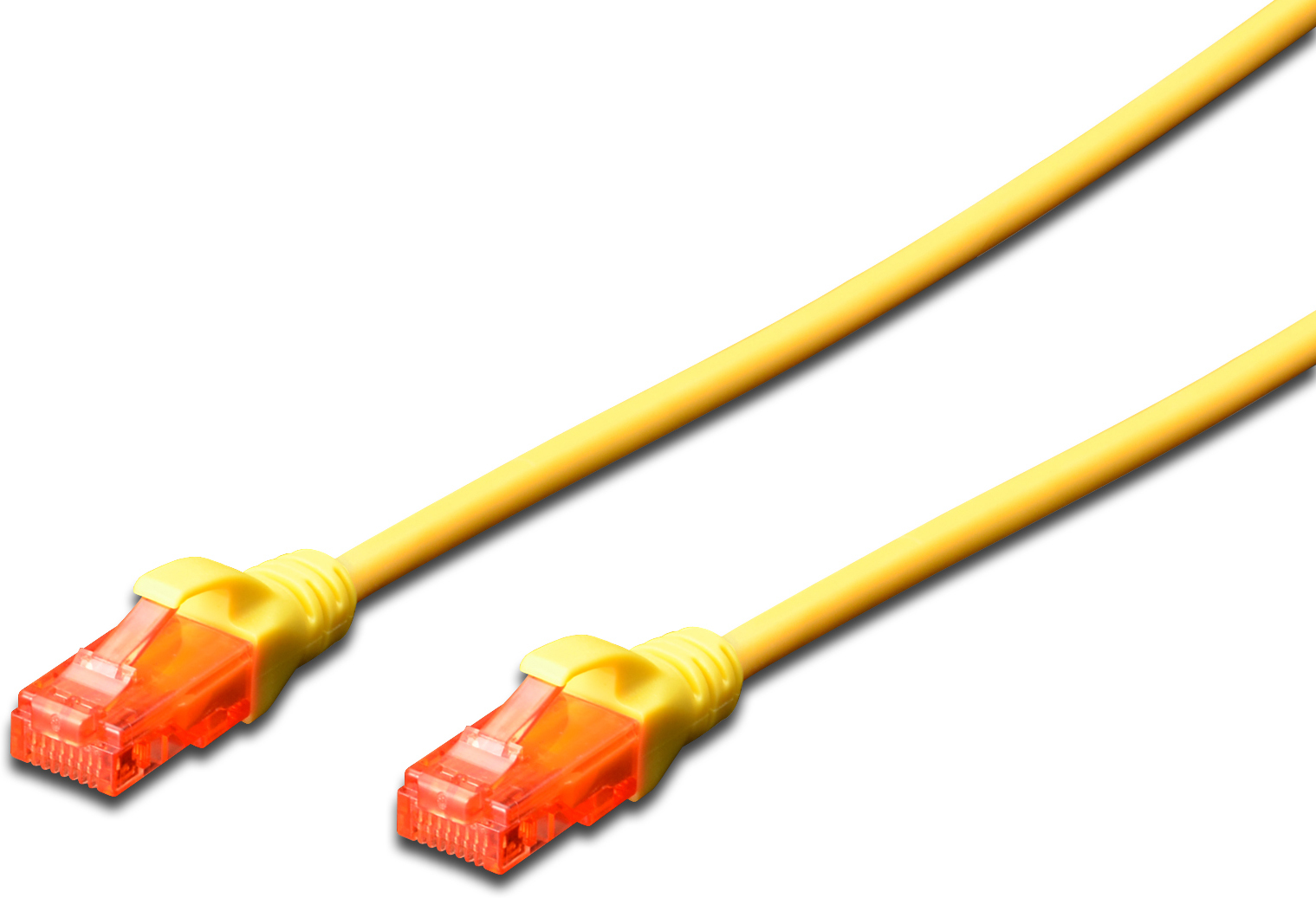 Latiguillo Cat6 UTP 1mts AMARILLO Cu