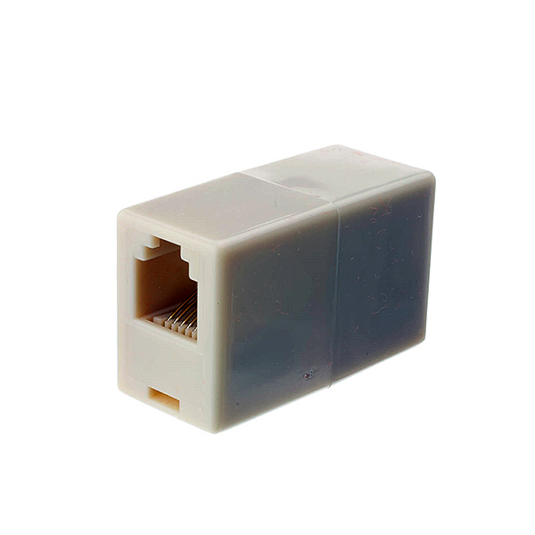 ADAPTADOR TELEFONICO RJ12 HEMBRA-HEMBRA 6P/6C
