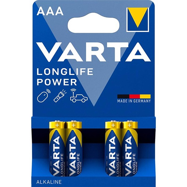 LR03 / AAA - 1,5V PILA ALCALINA LONG LIFE POWER VARTA BL4