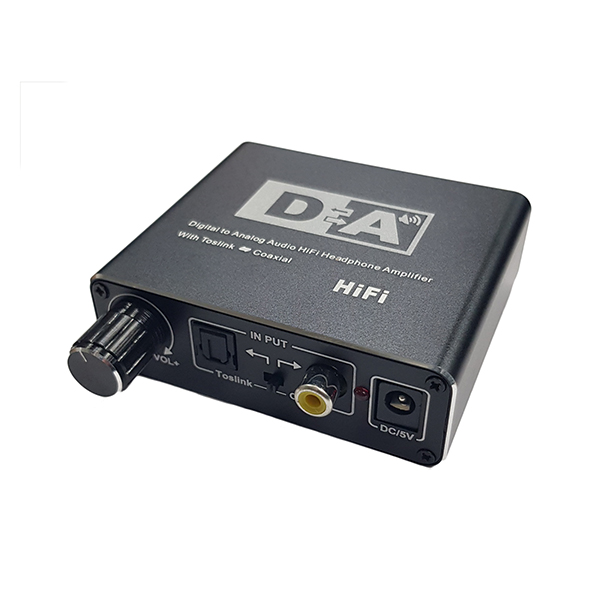 AV6130 Conversor de audio Digital(in-out) a Analógico con volumen