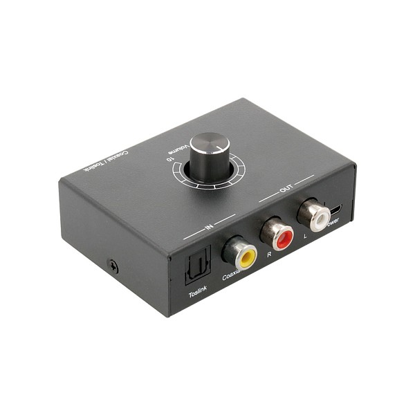 ACTV141 Conversor de audio Digital a Analógico con volumen