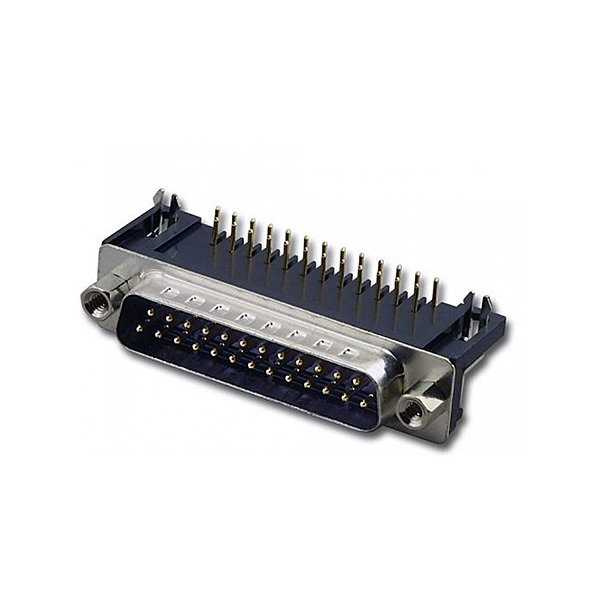 Conector DB25 Macho C.Impreso Acodado