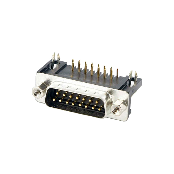 Conector DB15 Macho C.Impreso Acodado