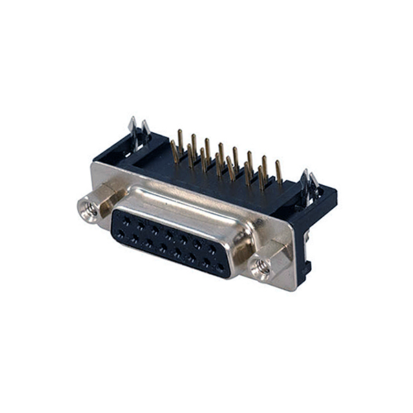 Conector DB15 Hembra C.Impreso Acodado