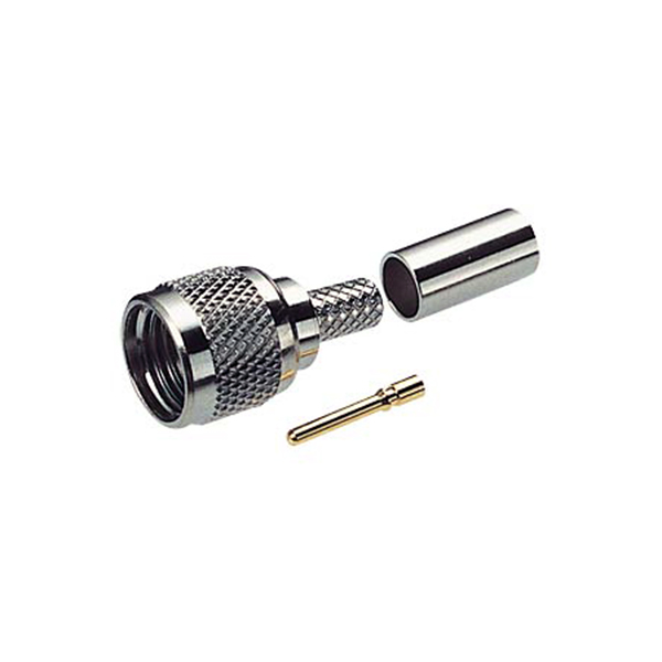 Conector MINI UHF Macho RG58 Crimpar