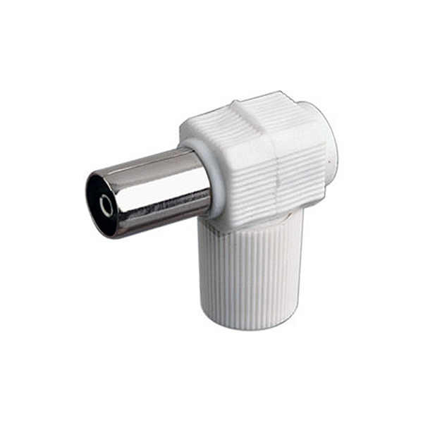 Conector Antena 9mm Hembra Acodado Plastico