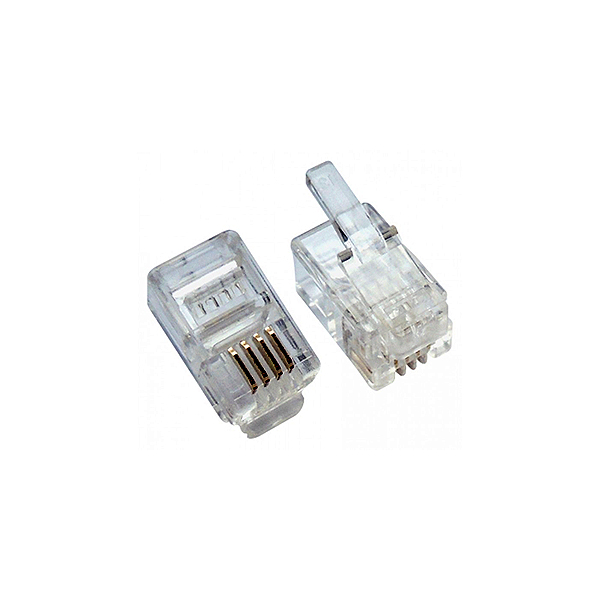 CONECTOR TELEFONICO RJ9 4P/4C