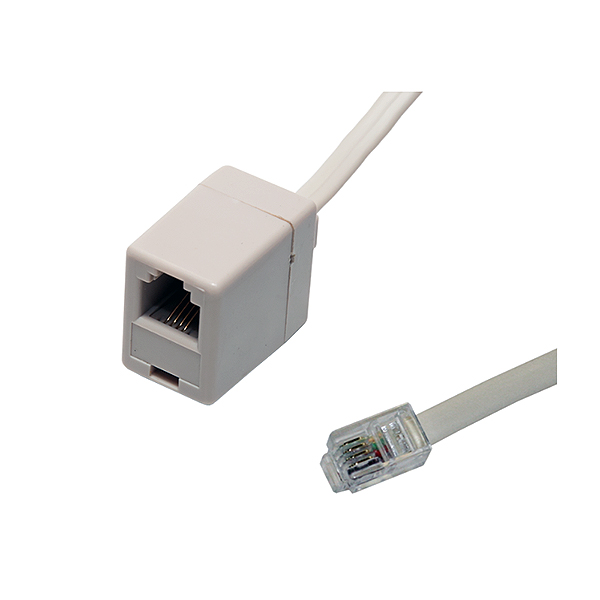 CABLE TELEFONICO 6P4C M/H 4,5MT