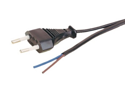 Cable alimentación Euro - Libre negro 1,8mts
