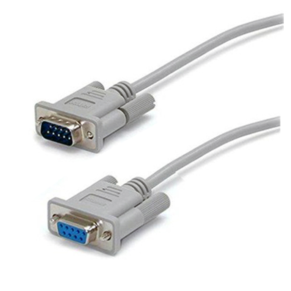 Cable extensión 1:1 DB9M/DB9H 5mts moldeado