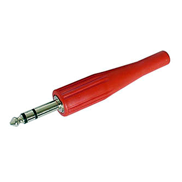 Jack 6,3mm St Macho Caucho Rojo