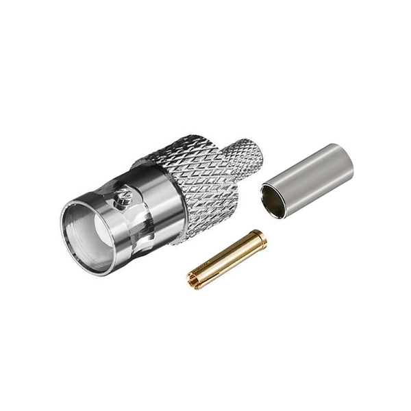 Conector BNC Hembra RG174/LMR100 Crimpar