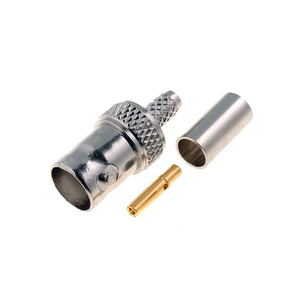 Conector BNC Hembra RG58 Crimpar