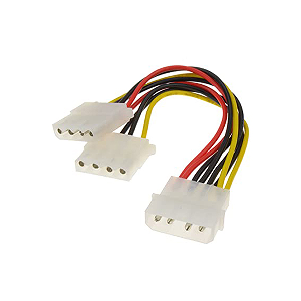 CABLE ALIMENTACION MOLEX-4C MACHO A 2xHEMBRAS