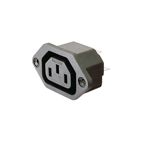 Hembra Chasis IEC320 C13 Tornillo