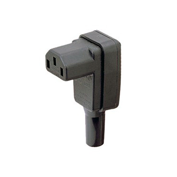 Hembra Acodado IEC320 C13
