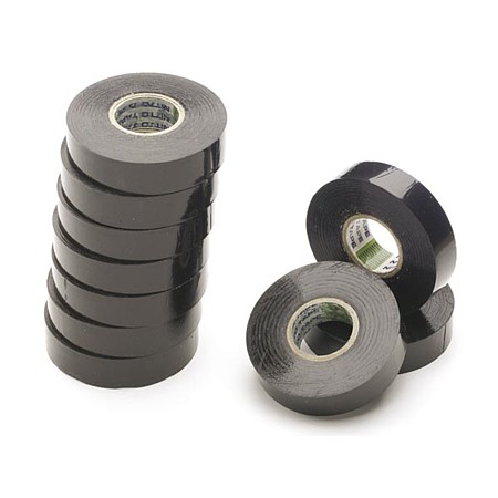 Cinta aislante PVC 19mm x 20mts Negra