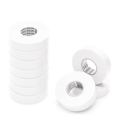 Cinta aislante PVC 19mm x 20mts Blanca