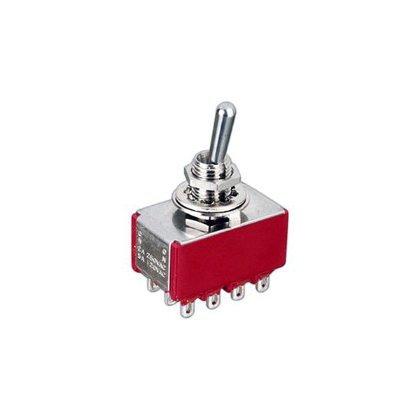 Conmutador 4C 2P On-On M6Ø 2A/250V