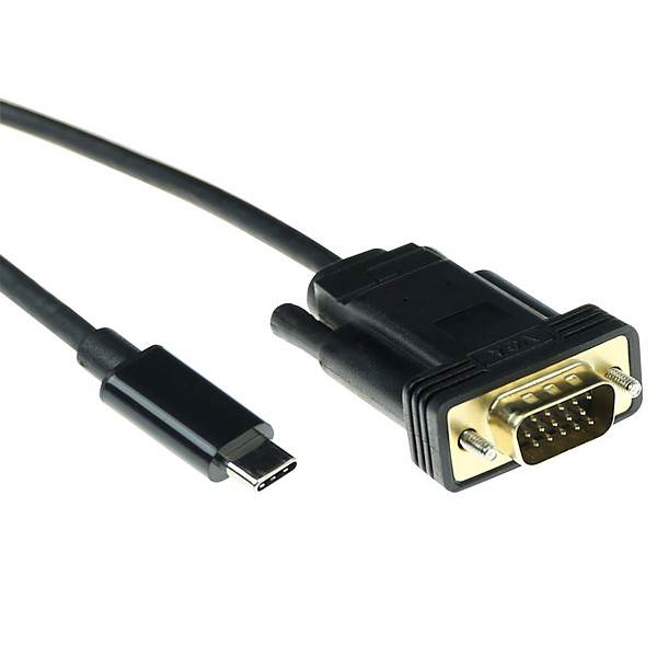 Cable conversor USB Tipo C a VGA 2mts