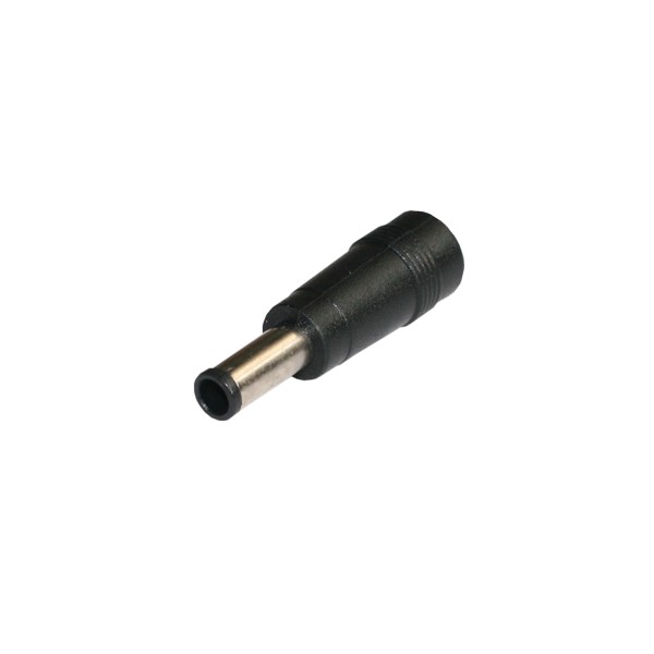 Adaptador 6,5X4,3mm Macho (Pin central) a 5,5x2,1mm Hembra