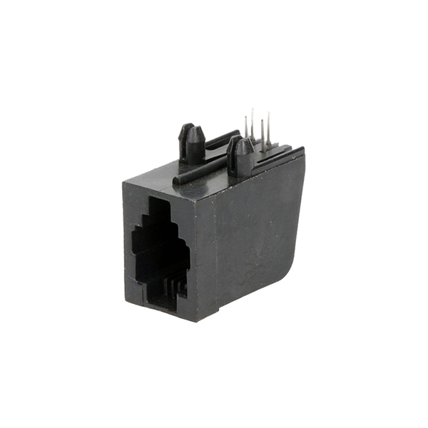 RJ9 4P/4C Hembra PCB ACODADO
