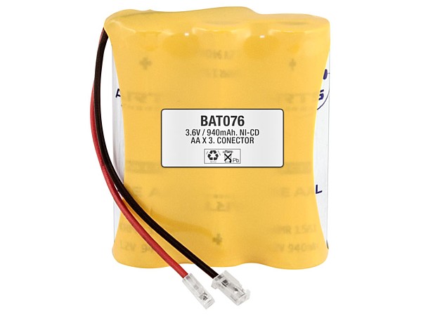 PACK BATERIAS AAx3 940MA 3,6V NI-CD