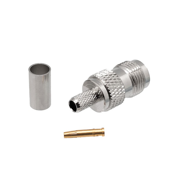Conector TNC Hembra RG223 Crimpar