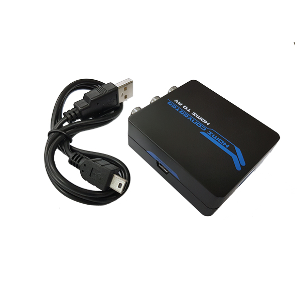 Convertidor HDMI 4K a Video compuesto + audio RCA