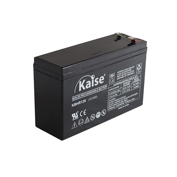 KBHR1260 Bateria 12V 6,5Ah Alta Descarga KAISE
