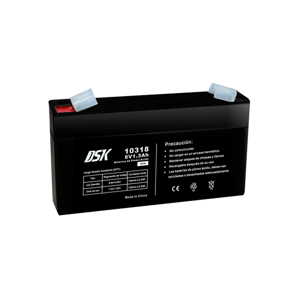 Bateria 6V 1,3Amp Plomo AGM