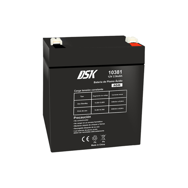 Bateria 12V 2,9Amp Plomo AGM